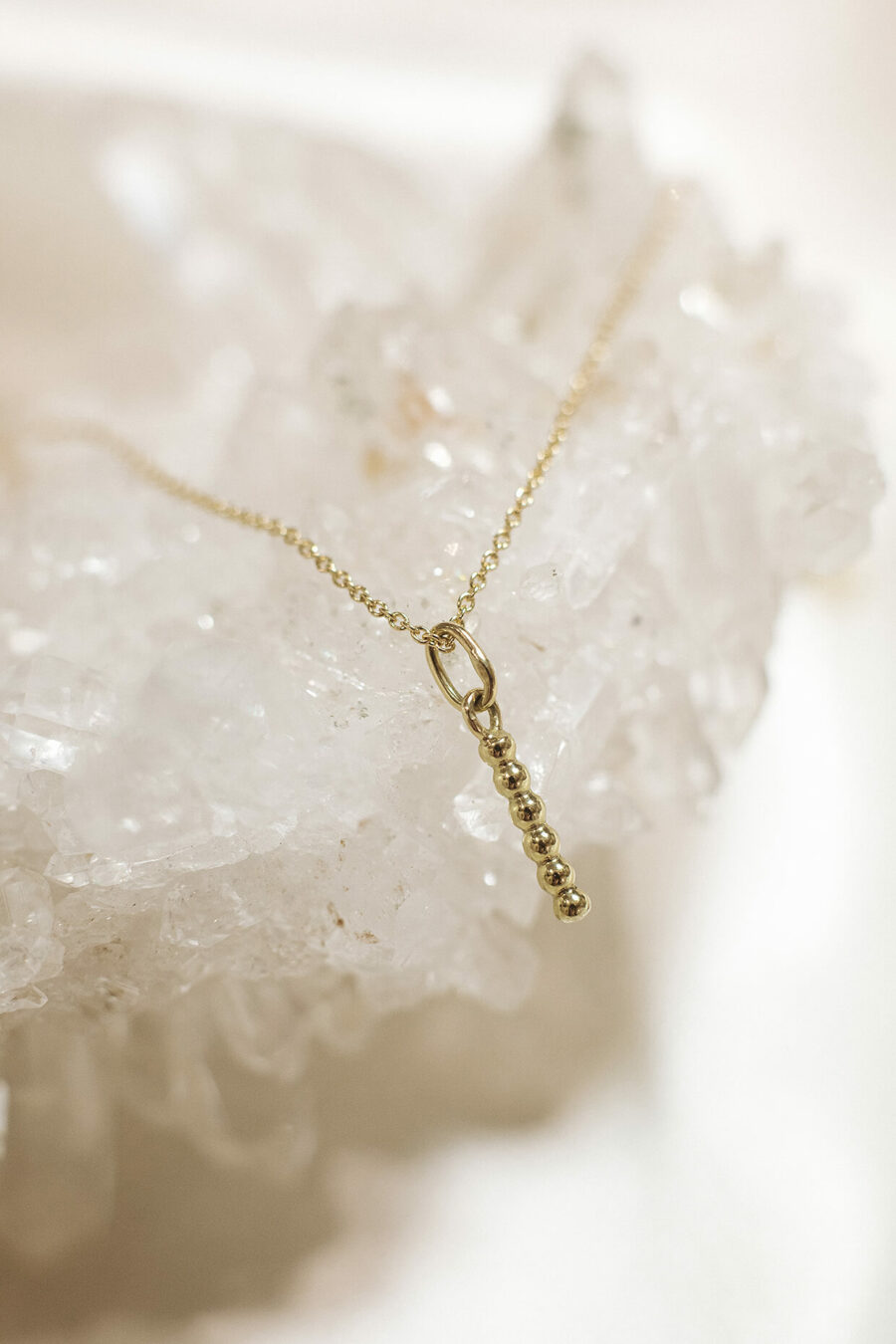 Goldcircus-Bubble-Staebchen-Halskette-585Gelbgold